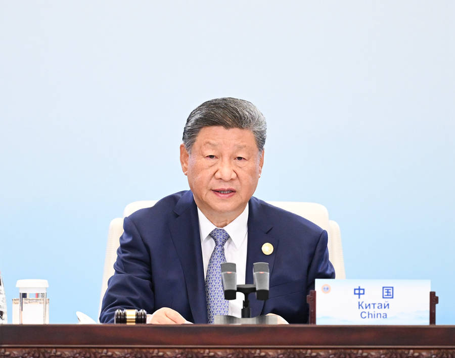 9月1日上午，上海合作組織成員國元首理事會第二十五次會議在天津梅江會展中心舉行。中國國家主席習(xí)近平主持會議并發(fā)表題為《牢記初心使命　開創(chuàng)美好未來》的重要講話。