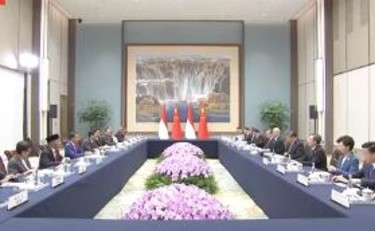 独家视频丨习近平：中印尼是志同道合的同路人 好伙伴