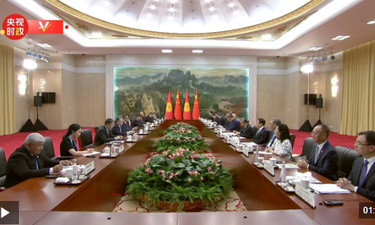 独家视频丨习近平：中方愿同吉方加强发展战略对接 在国家现代化和民族振兴的道路上携手前行