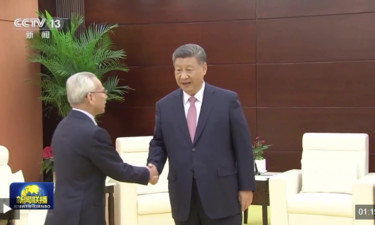 習近平會見岑浩輝