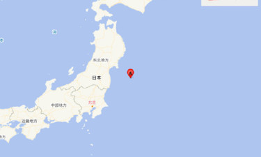 日本福岛县附近海域发生6.0级地震