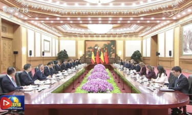 習(xí)近平會(huì)見西班牙國王費(fèi)利佩六世