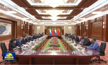 习近平会见塞拉利昂总统比奥