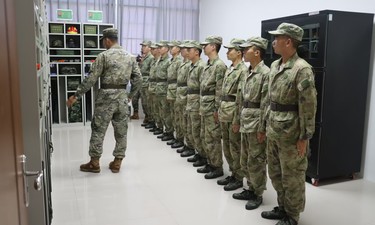 富川县人武部开展“役前教育进军营”活动