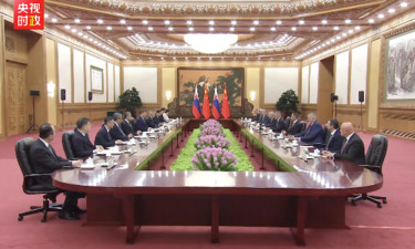 独家视频丨习近平同斯洛伐克总统会谈：两国互信持续深化 合作成果不断涌现 传统友好深入人心
