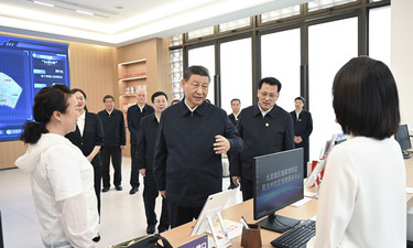 习近平深入社区了解基层减负情况