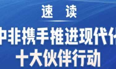 一图速读！中非携手推进现代化十大伙伴行动