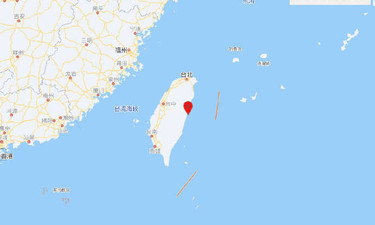 中国台湾附近发生7.4级左右地震