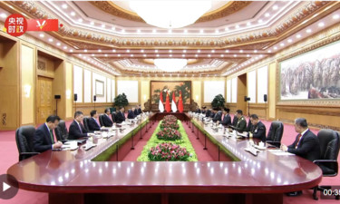 独家视频丨习近平：愿同印尼方一道跑好历史接力赛 持续深化全方位战略合作