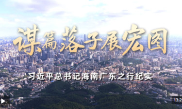 时政微纪录丨谋篇落子展宏图——习近平总书记海南广东之行纪实