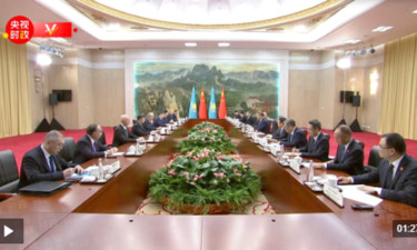 独家视频丨习近平会见哈萨克斯坦总统：时隔两个月再次会晤 充分体现了中哈关系的高水平和特殊性