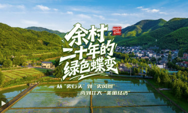壹视界·微纪录片｜余村二十年的绿色蝶变