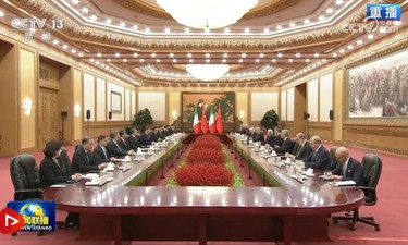 习近平同意大利总统马塔雷拉会谈