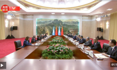 独家视频丨习近平会见联合国秘书长：多边主义 团结合作是解决全球性难题的正确答案