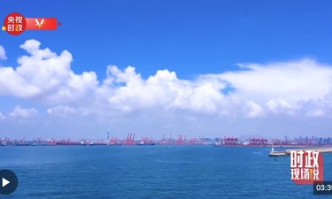 时政现场说丨人人都是奋斗者！加快建设世界一流海洋港口