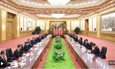 独家视频丨习近平：很高兴时隔六年再次与金正恩总书记同志会晤