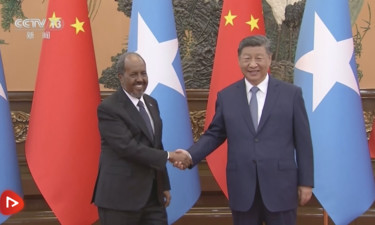 习近平会见索马里总统马哈茂德