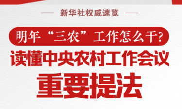 明年“三农”工作怎么干？读懂中央农村工作会议重要提法