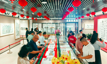 韦克义、谢麟“书画同源”联展开展，八桂丹青墨香满邕城