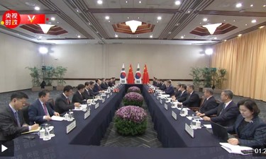 视频丨习近平会见韩国总统：推动中韩战略合作伙伴关系健康稳定发展