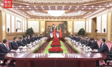 独家视频丨习近平：秉持互利共赢宗旨 推动中韩战略合作伙伴关系沿着健康轨道迈进