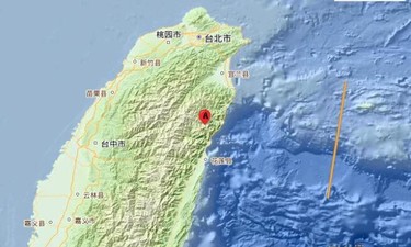 台湾花莲县附近发生5.6级左右地震