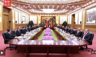 独家视频丨习近平：建设更具内涵 更有活力的中约关系符合两国人民共同期待