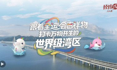 經(jīng)緯線·跟著全運(yùn)會(huì)吉祥物 打卡萬物共生的世界級灣區(qū)