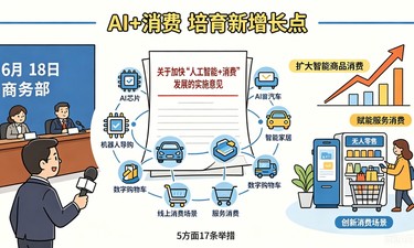 八部门出台“人工智能+消费”17条举措：扩大AI手机电脑、智能家居消费，推动AI进万家